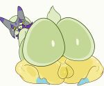  animated anthro anthro_penetrated balls bedroom_eyes big_balls big_butt big_penis butt capsut cowgirl_position digital_media_(artwork) duo female female_penetrated from_front_position fur generation_9_pokemon genitals green_body green_fur half-closed_eyes happy happy_sex hi_res interspecies looking_back looking_pleasured lying male male/female male_penetrating male_penetrating_anthro male_penetrating_female meowscarada narrowed_eyes nintendo on_back on_bottom on_ground on_top penetration penile penile_penetration penis penis_in_pussy pokemon pokemon_(species) pussy rear_view seductive sex shiny_pokemon short_playtime simple_background tail teeth thick_thighs vaginal vaginal_penetration white_background yellow_body yellow_eyes 