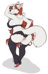  2023 alpha_channel anthro border breasts brown_hair canid canine clothed clothing digital_media_(artwork) feet female fingers fur genitals hair hi_res kittydee mammal pussy simple_background smile toes transparent_background transparent_border white_body white_fur 