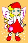  clothing fairy female freckles hat headgear headwear humanoid humanoid_pointy_ears insect_wings kingmonster low_res mario_bros nintendo solo wand wanda_(mario_and_wario) wings 