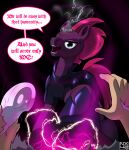  absurd_res ambiguous_gender digital_media_(artwork) duo english_text equid equine female feral friendship_is_magic hair hasbro hi_res horn horse human hypnosis immelmann magic mammal mind_control my_little_pony my_little_pony:_the_movie_(2017) open_mouth pony simple_background tempest_shadow_(mlp) text transformation unicorn 