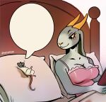  anthro aroused artofzue bed bedroom_eyes boer_goat bovid breasts caprine dialogue domestic_goat duo female feral furniture goat happy hi_res horizontal_pupils horn lips long_ears lyrics male male/female mammal married_couple murid murine music narrowed_eyes night pijama pupils rat rodent seductive song speech_bubble zueru_(zue) 