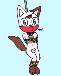  anthro arms_tied bdsm bound chipflake domestic_cat embarrassed embarrassed_nude_male felid feline felis fizzlethefurret male mammal questionable_consent solo solo_focus 