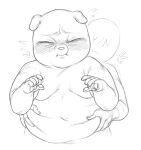 &lt;3 2023 anthro bear belly belly_grab blush duo eyes_closed gordi_(unicorn_wars) grabbing_from_behind hi_res humanoid_hands male mammal mellermonster moobs overweight overweight_male unicorn_wars 