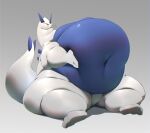  ankie. anthro belly belly_grab belly_squish big_belly breath_cloud deep_navel double_chin fat_rolls generation_2_pokemon glistening glistening_belly hi_res huge_thighs hyper hyper_belly hyper_thighs legendary_pokemon lugia male moobs morbidly_obese morbidly_obese_anthro navel nintendo null obese obese_anthro overweight overweight_anthro pokemon pokemon_(species) sitting solo squish thick_thighs 