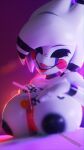  3d_(artwork) animatronic anthro breasts clothed clothing digital_media_(artwork) female five_nights_at_freddy&#039;s five_nights_at_freddy&#039;s_2 fredina&#039;s_nightclub hi_res humanoid machine marie_(cally3d) marionette_(fnaf) nipples robot scottgames silver2299 straw topless topless_female 
