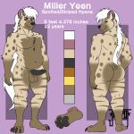  anthro balls canid canine erection genitals hair hi_res hybrid jackpotyeen male mammal nude penis solo 