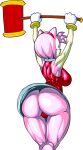  amy_rose anthro big_breasts big_butt breasts butt clothing eulipotyphlan female hammer hedgehog hi_res mammal panties sega side_boob solo sonic_the_hedgehog_(series) thejombler tools underwear 