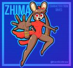  absurd_res anthro asian_clothing chinese_clothing chinese_dress clothing cordicedraw dress east_asian_clothing female hi_res mammal mouse murid murine red_eyes rodent xingzuo_temple zhima_(diives) 