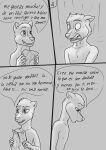  age_difference anthro bodily_fluids briana_innocent_love canid canine comic duo female hi_res holding_object male male/female mammal max_inocent_love simple_background smile spanish_text surprised_expression tears text wolfyalex96 younger_female 