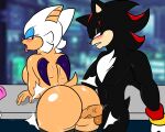  anthro big_breasts big_butt big_penis blush breasts butt duo female genitals hi_res male male/female muscular penis rouge_the_bat sega sex shadow_the_hedgehog sonic_the_hedgehog_(series) soulyagami64 vaginal 