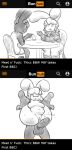  animal_humanoid anthro belly big_belly big_butt big_penis bodily_fluids breasts bunsandnoble butt clothing comic dark_body dark_fur duo ejaculation erection female flexible full_nelson fur genital_fluids genitals hair hi_res humanoid interview lagomorph lagomorph_humanoid legs_behind_head legs_up long_hair male male/female mammal mammal_humanoid monochrome navel penis phoebe_(bunsandnoble) pornhub pussy_ejaculation pussy_juice simple_background sweat sweater talking_to_another text thick_thighs topwear urine watersports 