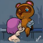 animal_crossing anthro anthro_penetrating anthro_penetrating_female anthro_penetrating_human balls barely_visible_genitalia barely_visible_pussy big_butt blue_eyes blush blush_lines bodily_fluids bottomless breasts brown_body brown_fur butt canid canine clothed clothing colored cum cum_drip cum_in_mouth cum_inside dripping duo ejaculation eyes_closed facial_markings fellatio female female_on_anthro female_penetrated fur genital_fluids genitals hair half-closed_eyes hand_on_penis head_markings human human_on_anthro human_penetrated interspecies interspecies_relationship kiseki_art leaking leaking_cum looking_at_another looking_at_partner looking_down looking_pleasured male male/female male_on_human mammal markings mask mask_(marking) mostly_nude_anthro mostly_nude_male narrowed_eyes nintendo nipples nude nude_female nude_human one_eye_closed open_clothing open_shirt open_topwear oral penetration penile penile_penetration penis penis_in_mouth pink_hair pussy raccoon_dog sex shirt shirt_only silhouette silhouette_background sitting sweat sweatdrop tanuki tom_nook_(animal_crossing) topwear topwear_only triangle_nose vanilla_(kiseki_art) villager_(animal_crossing) 