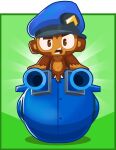  anthro bloons bloons_tower_defense brown_body brown_fur casual_nudity clothing eyebrows foxjesus fur genitals green_background haplorhine hat hat_only headgear headgear_only headwear headwear_only hi_res male mammal military military_cap monkey monkey_ears monkey_penis monkey_sub_(bloons_td_6) mostly_nude navel ninja_kiwi nude nude_male open_mouth primate raised_eyebrow simple_background solo submarine teeth_showing vehicle watercraft 