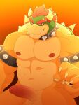  absurd_res anthro armband balls barazoku biceps big_balls big_muscles big_penis bowser bracelet claws collar deltoids eyebrows genitals hair hi_res horn illumination_entertainment jewelry koopa male malphs mammal mario_bros muscular muscular_anthro muscular_male navel nintendo nipples nude pecs penis scalie shell simple_background smile solo solo_focus spiked_armband spiked_bracelet spiked_collar spiked_shell spiked_tail spikes spikes_(anatomy) the_super_mario_bros_movie thick_penis 