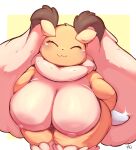  :3 ^_^ anthro areola big_areola big_breasts big_ears biped black_nose blush border breasts brown_body brown_ears brown_fur colored curvy_figure digital_media_(artwork) eyelashes eyes_closed female floppy_ears fluffy_ears front_view fur fusion generation_1_pokemon generation_4_pokemon glistening glistening_body glistening_breasts glistening_fur hands_behind_back hi_res holding_knife holding_object holding_weapon huge_breasts huge_ears hybrid knife lagomorph leaning leaning_forward leg_tuft lightmizano long_ears lopunny mammal multi_tone_fur multicolored_body multicolored_ears multicolored_fur neck_tuft nintendo nipples nude overweight overweight_anthro overweight_female pink_areola pink_nipples pokemon pokemon_(species) pokemon_fusion portrait raichu raipunny_(mope7) shaded short_stack signature simple_background smile solo standing tan_body tan_ears tan_fur thick_thighs three-quarter_portrait tuft two_tone_ears voluptuous weapon white_border wide_hips yellow_background yellow_body yellow_fur 