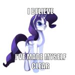  aztrial blue_eyes english_text equid equine female friendship_is_magic hair hasbro horn humor mammal my_little_pony pun purple_hair rarity_(mlp) simple_background solo text translucent unicorn white_background 