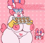  &lt;3 2023 age_difference anthro areola bakery big_breasts birthmark blue_eyewear blue_glasses breasts clothing cookie daughter duo ear_piercing eeveelution english_text eyewear female food generation_6_pokemon genitals glasses gloves hair handwear happy hi_res holidays huge_breasts huge_thighs javi&#039;s_mother_(mintyspirit) javisylveon_(mintyspirit) markings mature_female mintyspirit mother mother&#039;s_day mother_and_child mother_and_daughter nerd nintendo nipples nude older_female open_mouth oven_gloves oven_mitts parent parent_and_child piercing pink_areola pink_hair pink_nipples pokemon pokemon_(species) pussy slightly_chubby smile sylveon text thick_thighs 