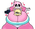  &lt;3 animal_crossing anthro beverage big_breasts big_butt black_eyes blonde_hair bodily_fluids breasts butt canid canine canis cleavage clothed clothing coffee cookie_(animal_crossing) dewy-eyedboy domestic_dog duo female fur hair huge_breasts huge_butt huge_thighs hyper hyper_breasts hyper_thighs larger_female male mammal marshal_(animal_crossing) nintendo pink_body pink_fur rodent sciurid simple_background size_difference smaller_male smile standing sweat sweatdrop tail thick_thighs tree_squirrel wide_hips yellow_body yellow_fur 
