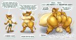  anal anthro begging bodily_fluids body_size_growth breasts butt ejaculation genital_fluids hi_res hyper lombax lotolotl male mammal moobs pregnant pregnant_male pussy_ejaculation pussy_juice ratchet ratchet_and_clank size_transformation solo sony_corporation sony_interactive_entertainment text transformation 