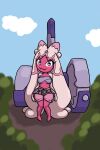  absurd_res adventurer clothed clothing female generation_9_pokemon hi_res nintendo oracle_of_delphi pink_body pokemon pokemon_(species) princess royalty skimpy solo tinkaton 