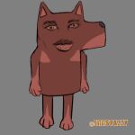  animal_humanoid bluey_(series) canid canid_humanoid canine canine_humanoid dog_humanoid eggstazzy fan_character humanoid light-skinned_stare male mammal mammal_humanoid solo 