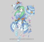  animal_ears animal_hands blue_dress bow cat_ears cat_paws cat_tail dress drill_hair fake_animal_ears fake_tail fire_emblem fire_emblem_heroes flayn_(fire_emblem) green_eyes green_hair hair_ornament hairclip halloween halloween_costume jack-o&#039;-lantern official_alternate_costume open_mouth pants pink_bow striped striped_pants tail tobi_(kotetsu) torn_clothes turtleneck umbrella vertical-striped_pants vertical_stripes 