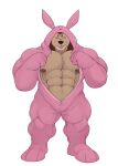  abs bulge clothing exposed_chest felid kheal kigurumi leolex lion male mammal muscular nipples onesie pajamas pantherine pecs 