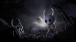  2018 ambiguous_gender animal_humanoid arthropod arthropod_humanoid beacon_(light) big_head black_eyes bone broken building corpse corpse_pile creepy dark_theme detailed detailed_background digital_media_(artwork) digital_painting_(artwork) empty_eyes front_view grave hi_res hollow_knight humanoid insect insect_humanoid istrandar light lighthouse lighting mass_grave nail_(weapon) particles protagonist_(hollow_knight) red_cloak skull solo standing team_cherry vessel_(species) weapon_on_back 