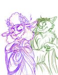  assistant_mayor_bellwether bellhunterverse bovid canid canine canis caprine dawn_bellwether disney emperor fan_character hi_res mammal roman royalty sheep sketch vernon_hunter wastedtimeee wolf zootopia 