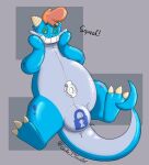  animate_inanimate anthro aquatic_dragon blue_body bulge dragon drone fish hair hi_res horn hulking hypno_eyes hypnosis hypnotic_eyes inflatable jake_the_traveler living_inflatable lock_bulge lock_symbol looking_pleasured male marine mind_control nozzle nozzle_on_belly null_bulge permagrin pool_toy ringed_eyes rubber scalie simple_background smile solo tail text 