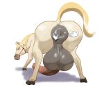  animal_genitalia animal_penis anthro anus balls big_balls big_butt blonde_hair butt dessert doughnut equid equine equine_genitalia equine_penis food genitals hair hi_res horse huge_balls huge_butt hyper hyper_balls hyper_butt hyper_genitalia lotolotl male mammal maximus_(tangled) penis puffy_anus solo 