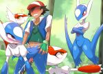  ambiguous_gender anal anal_penetration anthro areola ash_ketchum biped blue_body blush bodily_fluids clothed clothing crossed_arms cum cum_in_ass cum_inside ejaculation erection generation_3_pokemon genital_fluids genitals group hi_res human latias latios legendary_pokemon male male/male male_penetrated male_penetrating male_penetrating_male mammal nintendo nipples penetration penile penile_penetration penis pokemon pokemon_(species) red_body red_eyes sex trio white_body yellow_eyes zerokun135 