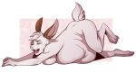  &lt;3 anthro belly breast_squish breasts brown_ears bulge butt cinnamon_(bunwithmemes) colored dialogue digital_media_(artwork) endosoma eyes_closed fangs female fully_inside fur head_tuft hi_res humping_belly lagomorph leporid looking_pleasured lying mammal misterpolkovnik nude on_front onomatopoeia pattern_background rabbit raised_leg scut_tail short_tail simple_background smile solo sound_effects squish tail teeth text tongue tuft vampire vore white_body white_fur 