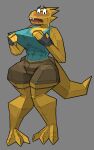  alphys anthro big_breasts big_butt breasts butt female hi_res huge_breasts lizard low_poly monster polygons reptile scalie solo teliars643 undertale_(series) video_game_reference wide_hips 