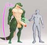  anthro balls biceps connivingrat crocodilian duo e-zoid feral foreskin genitals helm_(connivingrat) humanoid imminent_sex male male/male muscular muscular_male nipples pecs penis reptile scalie serratus triceps ych_(character) 