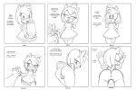  amy_rose anthro anus butt clothed clothing comic dialogue dress eulipotyphlan female first_person_view flower fours_(artist) from_behind_position genitals hand_holding hedgehog hi_res mammal no_underwear plant presenting pussy sega sex sketch solo sonic_the_hedgehog_(series) upskirt vaginal 