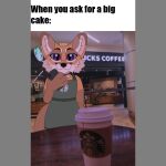 apron apron_only canid canine clothing fg8235 first_person_view fox looking_at_viewer male mammal meme mostly_nude phone solo starbucks thick_thighs 