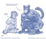  2023 animal_genitalia animal_penis anthro anthro_on_anthro bagheera_(jungle_book) balls balls_blush big_balls big_butt big_muscles big_nipples big_penis blush blush_lines bodily_fluids body_blush body_hair bone butt casual_nudity censored disney doubt dripping duo ear_piercing ear_ring english_text erect_nipples erect_tail erection facial_hair felid forest genital_fluids genitals glowing glowing_balls glowing_genitalia grabbing_from_behind grass group growing growing_bulge hairless hide_and_seek hotsatyr huge_muscles human humanoid_genitalia india innocent_expression jungle larger_anthro larger_male leaking_precum leaves_on_ground licking male male/male mammal mohawk monochrome mowgli mowgli_(film) muscular muscular_anthro muscular_male nipples panthera pantherine patreon penile penis penis_grab piercing plant precum precum_drip precum_on_ground precum_string profanity question_mark ring_piercing saggy_balls size_difference small_penis smaller_male smile smiley_face squeezing surprise surprised_expression tail tail_motion text the_jungle_book tongue tongue_out tree tribal url vein veiny_arms veiny_muscles veiny_penis 