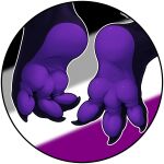  3_toes anthro asexual_pride_colors claws corrsk digital_media_(artwork) dragon feet foot_fetish foot_focus hi_res lgbt_pride male paws pride_colors simple_background soles solo toes vanthrys 