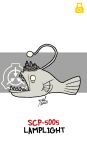  2021 ambiguous_gender anglerfish artist_name black_text city colored corpse dated digital_drawing_(artwork) digital_media_(artwork) empty_eyes english_text esca_(anatomy) feral fin fish fish_tail harkhretian_anglerfish lock_symbol logo lure_(anatomy) macro marine open_mouth red_text scp-5005 scp_foundation sharp_teeth signature simple_background solo tail teeth text white_background yellow_lock_symbol zal-cryptid 