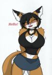  anthro big_breasts blush breasts english_text fan_character female hi_res maxine_boulevard pace-maker small_waist solo text thick_thighs wide_hips 