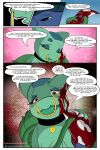  blood bodily_fluids bulbasaur comic english english_text female garchomp generation_1_pokemon generation_4_pokemon greenbody hi_res male mind_break nintendo pokemon pokemon_(species) scalesindark tears text 