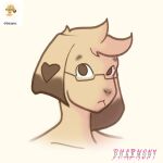  anthro bezy brown_body brown_eyes brown_fur dharmony fur icon lagomorph leporid male male/male mammal rabbit simple_background solo 