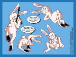  absurd_res anthro anus ass_up balls bluefootednewt butt feet genitals gun half-closed_eyes hi_res lagomorph looking_at_viewer looking_back luger male mammal masturbation max_(sam_and_max) narrowed_eyes pawpads penis presenting ranged_weapon sam_and_max sharp_teeth solo tail teeth weapon weirdoenjoyer 