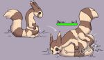  abdominal_bulge absurd_res ambiguous_gender belly belly_expansion expansion furret generation_2_pokemon hi_res nintendo oral_vore pokemon pokemon_(species) sarek_aran_desian sequence simple_background vore 