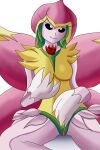  anthro bandai_namco breasts digimon digimon_(species) elemental_creature female flower genitals lawealewd lilamon plant pussy smile solo spread_legs spreading 