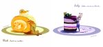  anthro blueberry_(fruit) cake carrot dessert disney duo female food fruit judy_hopps male male/female nick_wilde plant vegetable ydk1226 zootopia 