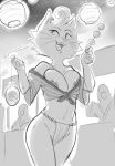  2023 5_fingers anthro anthro_focus areola arms_bent asian_clothing big_areola big_breasts big_mouth_(anatomy) biped bojack_horseman breasts bulging_breasts cheek_tuft clothed clothed_anthro clothed_female clothed_human clothed_male clothing crop_top curved_eyebrows dango_(food) dark_areola dbaru digital_drawing_(artwork) digital_media_(artwork) domestic_cat east_asian_clothing eyebrows eyelashes eyeless facial_tuft fangs felid feline felis female female_focus fingers food fundoshi fur fur_tuft glistening glistening_areola greyscale group hair hi_res holding_dango holding_food holding_object human humanoid_hands ineffective_clothing japanese_clothing jewelry kimono lamp lantern long_whiskers looking_aside male mammal mature_anthro mature_female monochrome necklace netflix no_irises open_mouth open_smile outline outside paper_lantern prick_ears princess_carolyn pupils shirt short_hair sketch sky small_nose smile solo_focus star starry_sky teeth thin_eyebrows tied_clothing tongue topwear trio tuft underwear walking whiskers white_outline 