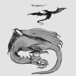  ambiguous_gender armless claws dragon duo feral flying lying membrane_(anatomy) membranous_wings on_front plastiboo realistic_wings scalie spines tail toe_claws wings 