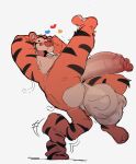  &lt;3 absurd_res akachionmain anthro balancing_on_tail balls big_balls big_penis countershading disney felid fur genitals hi_res huge_balls huge_penis hyper hyper_balls hyper_genitalia hyper_penis male mammal orange_body orange_fur pantherine penis raised_leg simple_background solo stripes tail tiger tigger white_background winnie_the_pooh_(franchise) 